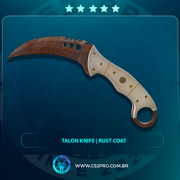 #0207 ★ Talon Knife | Rust Coat